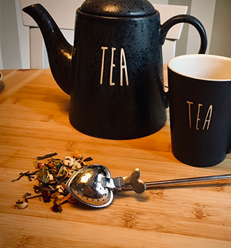 Infuseur à thé en acier inoxydable infuseur à thé à long manche